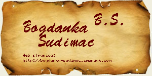 Bogdanka Sudimac vizit kartica